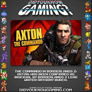 Borderlands 2 Commando Gay Porn - Axton from Borderlands 2 : r/bisexual